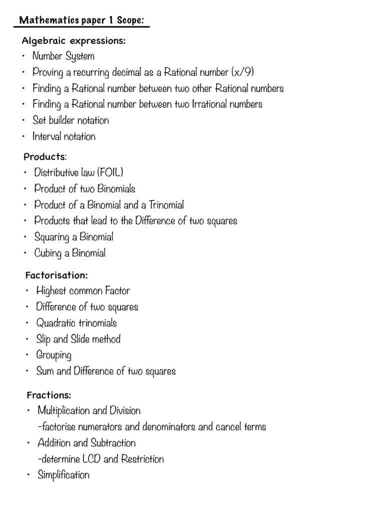 Comprehensive Algebra and Equations Guide | PDF