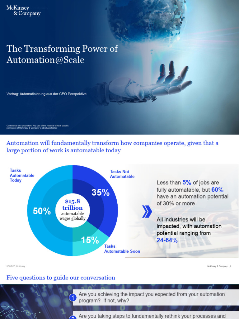 Automation's Strategic Impact on Business | PDF | Automation | Mc ...