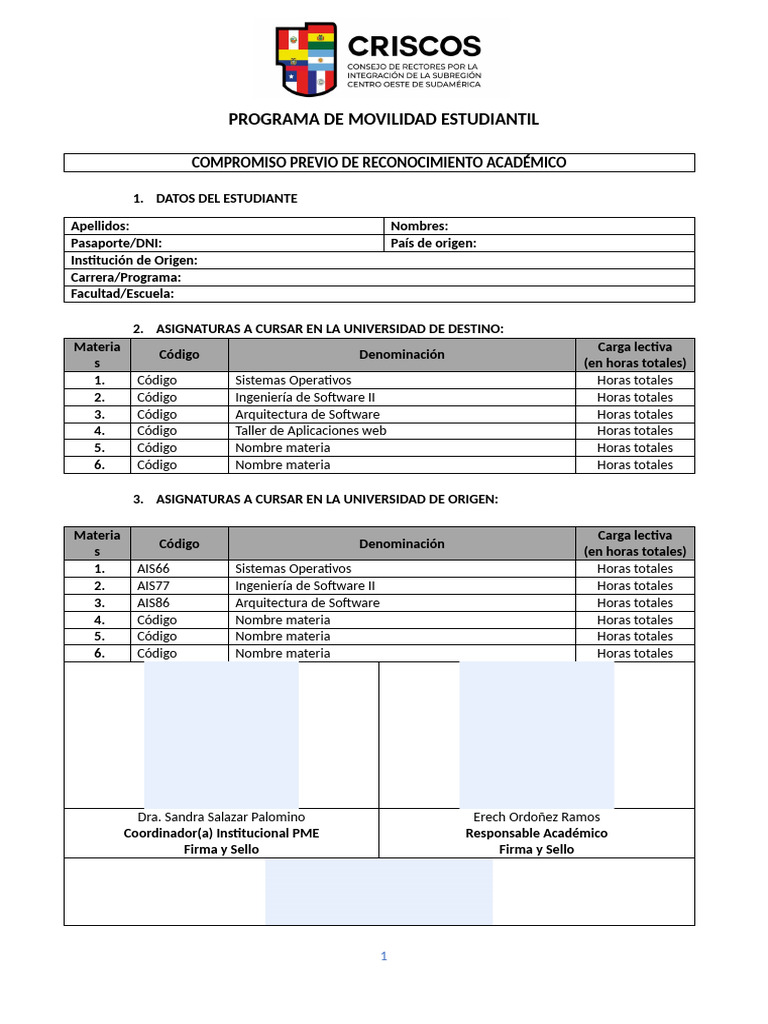 Compromiso Reconocimiento Académico PME | PDF | Tecnologías de la ...