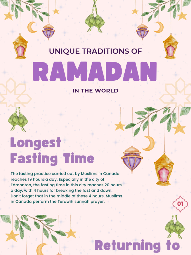 Unique Ramadan Traditions Worldwide | PDF | Ramadan | Observances Set