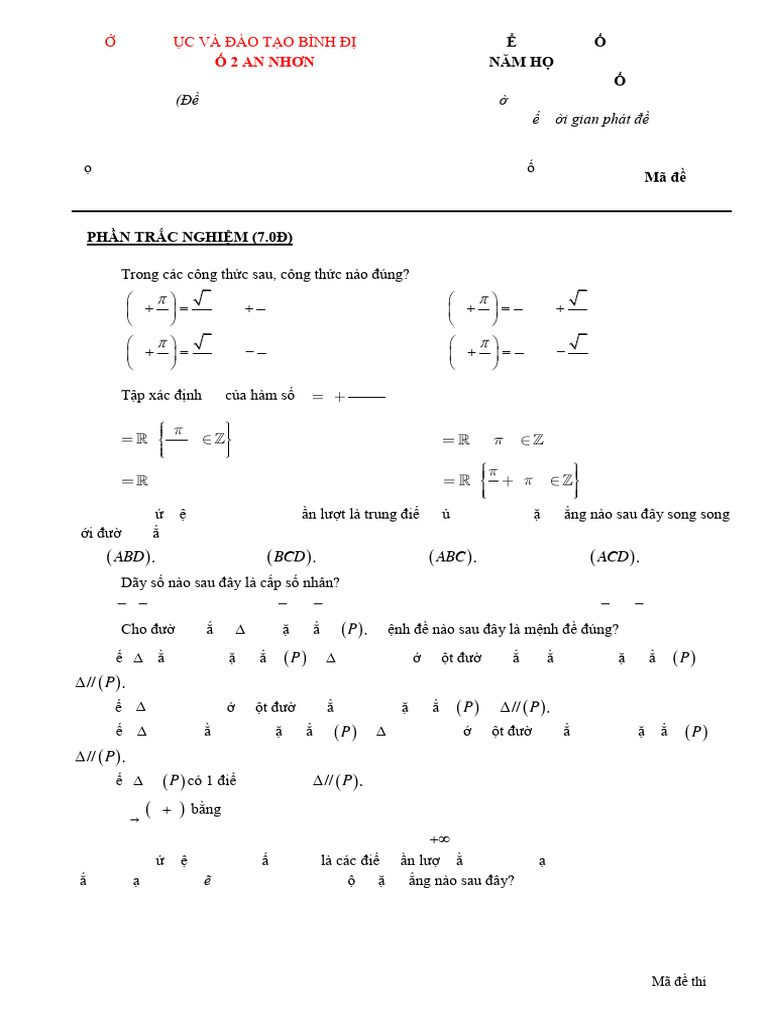Toán 11 | PDF