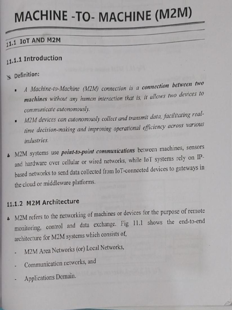 m2m Notes | PDF