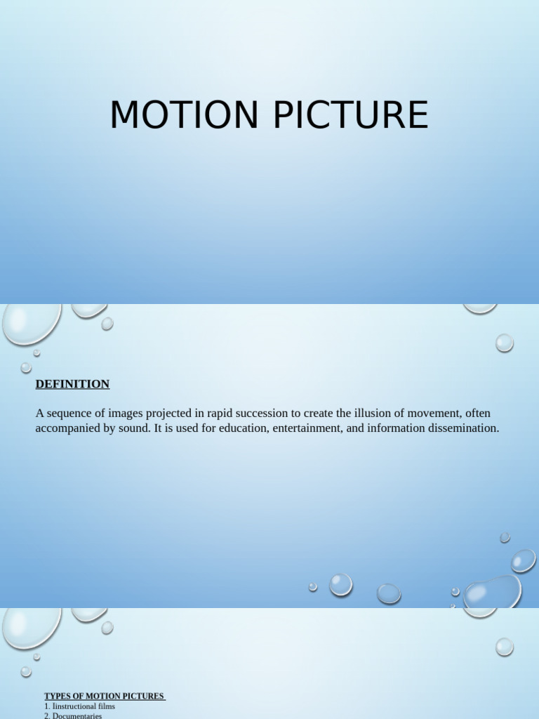 Motion Picture, Television, Video Casstees, Film Strips | PDF ...