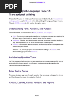 Language and Structure Techniques Guide | PDF | General Fiction