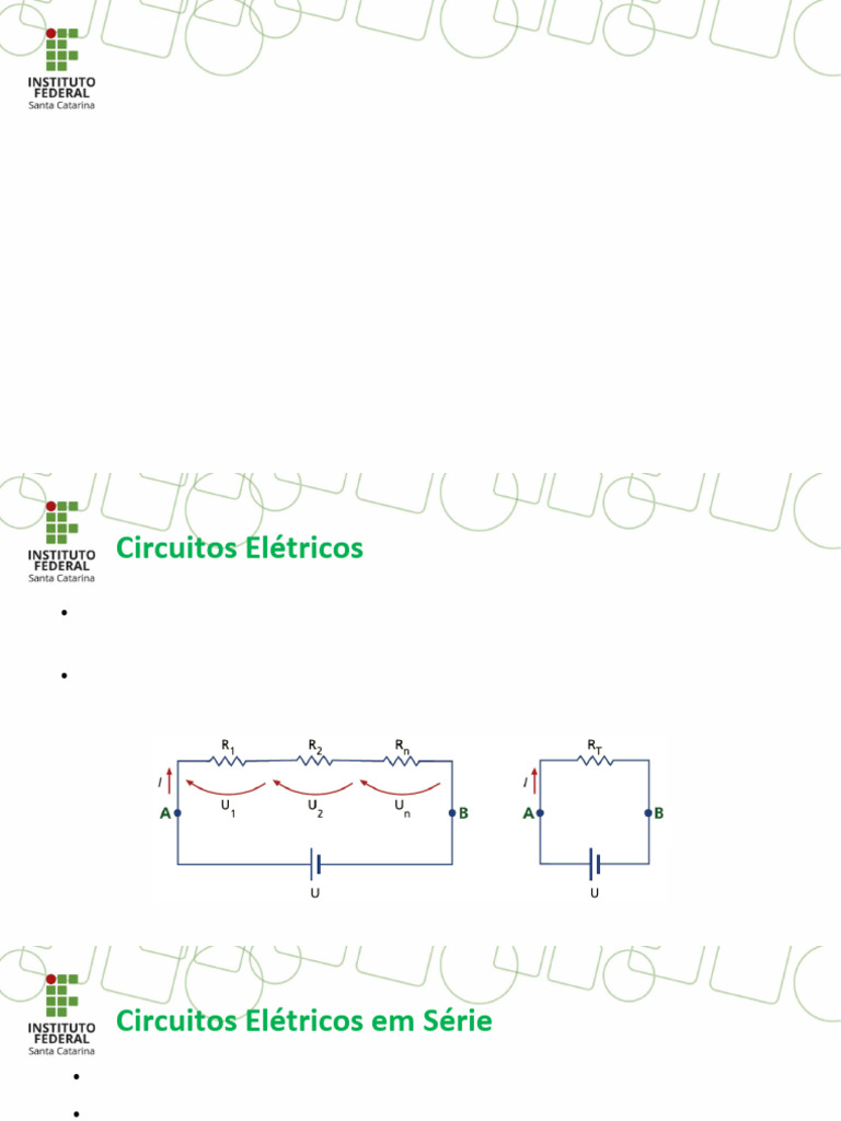 Circuitos Elétricos: Série e Paralelo | PDF | Circuitos em série e em ...