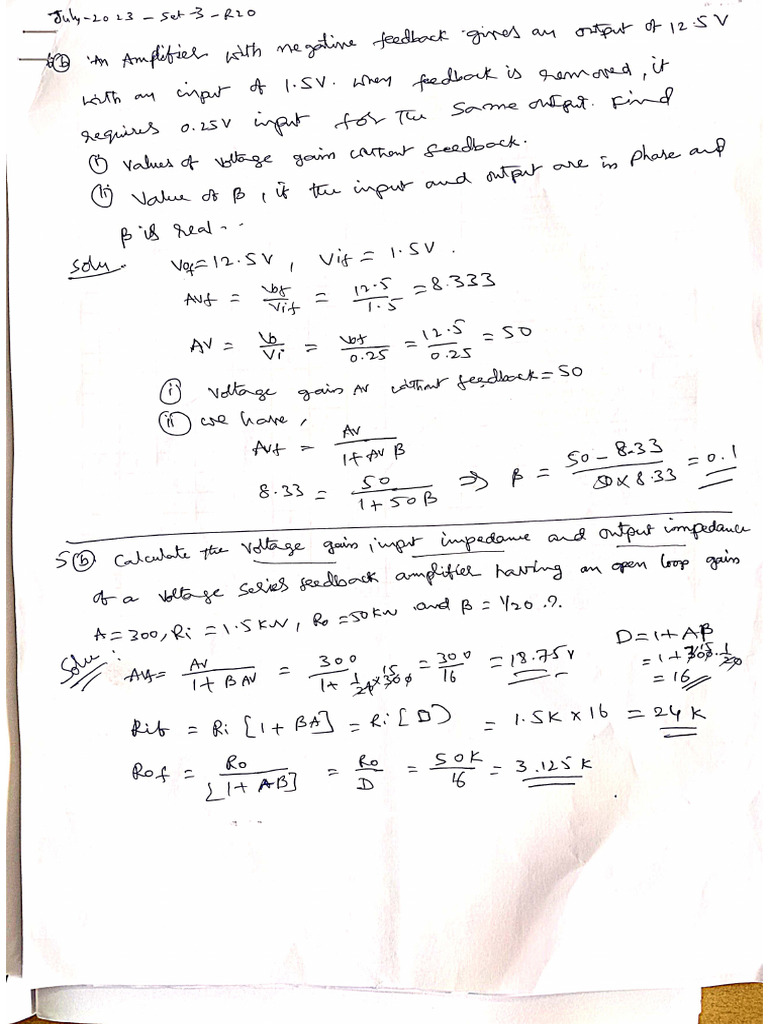 ECA 3rd Unit Problems | PDF