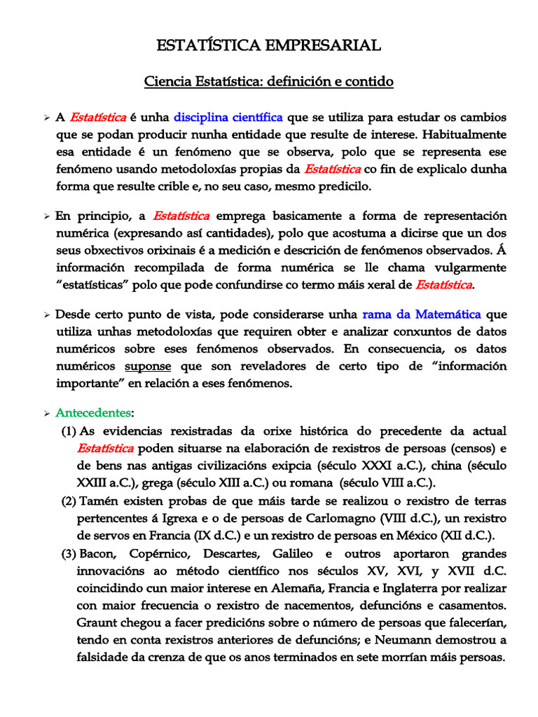 Tema1 1 Definicion e Contido | PDF