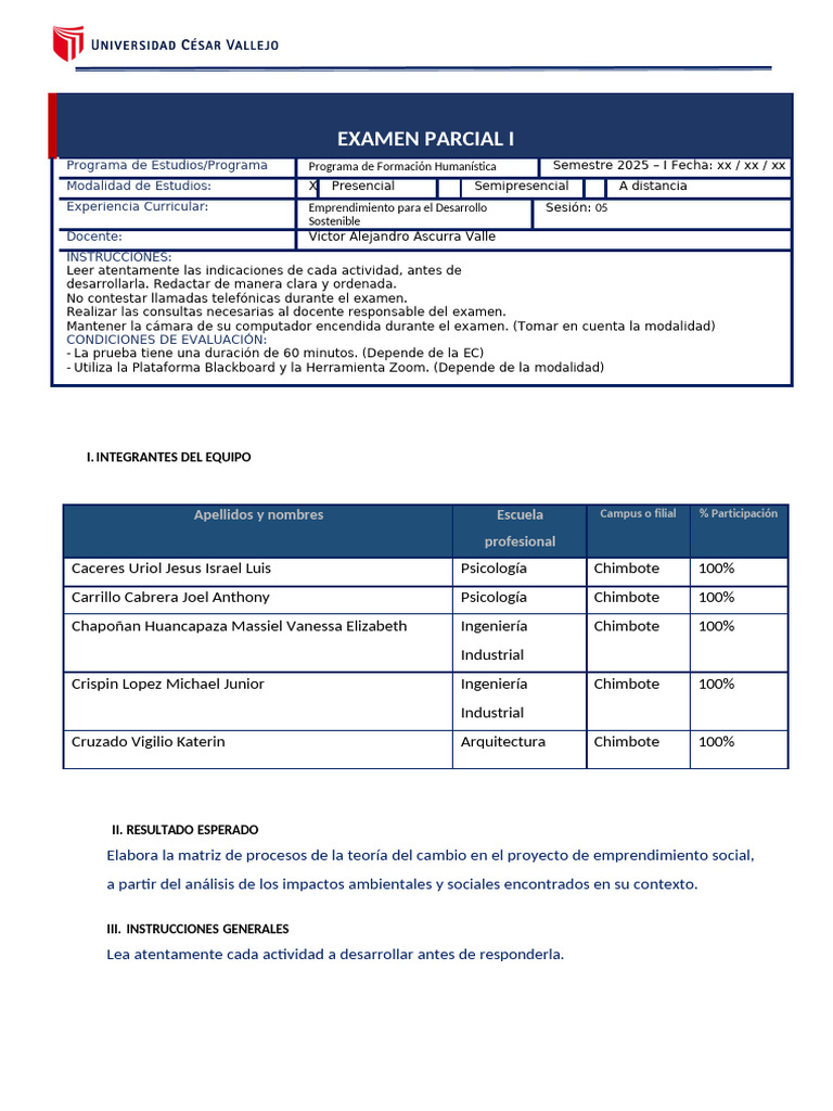 Examen Parcial 1 | PDF | Iniciativa empresarial | Economias