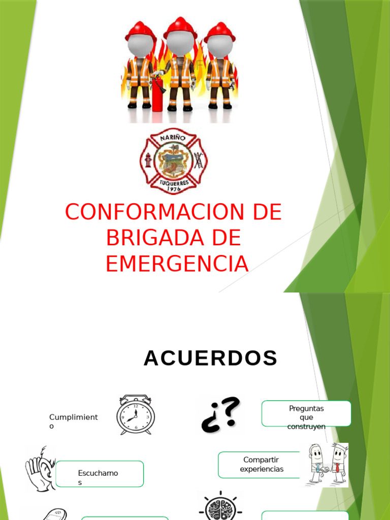 Conformación de Brigadas de Emergencia | PDF | Seguridad y salud ...
