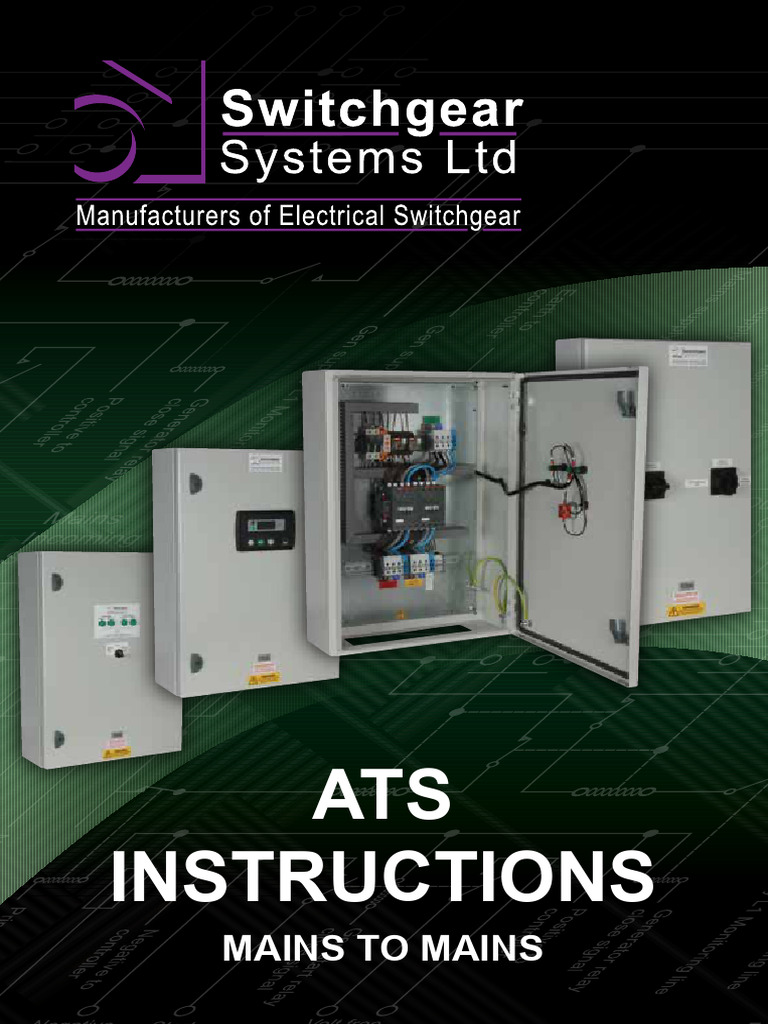 Mains to Mains ATS Installation Guide | PDF | Relay | Mains Electricity