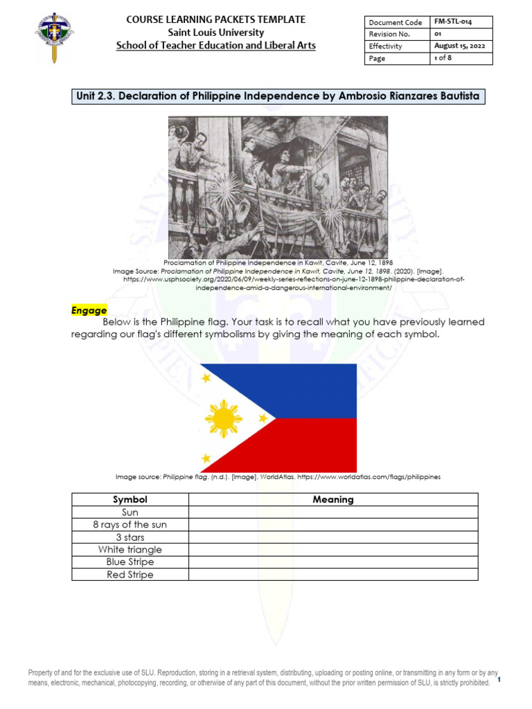 Philippine Independence Declaration Overview | PDF | Spanish East ...