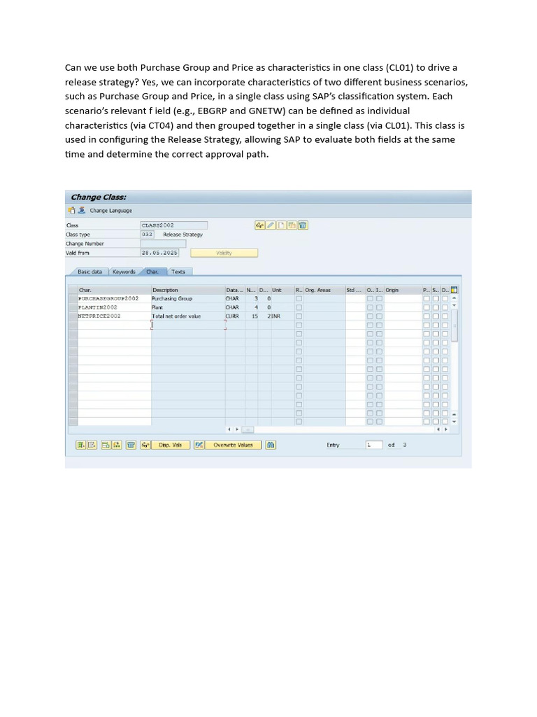 Can We Use Both Purchase Group and Price As Characteristics in One ...