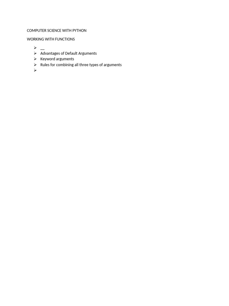 Computer Science With Python | PDF