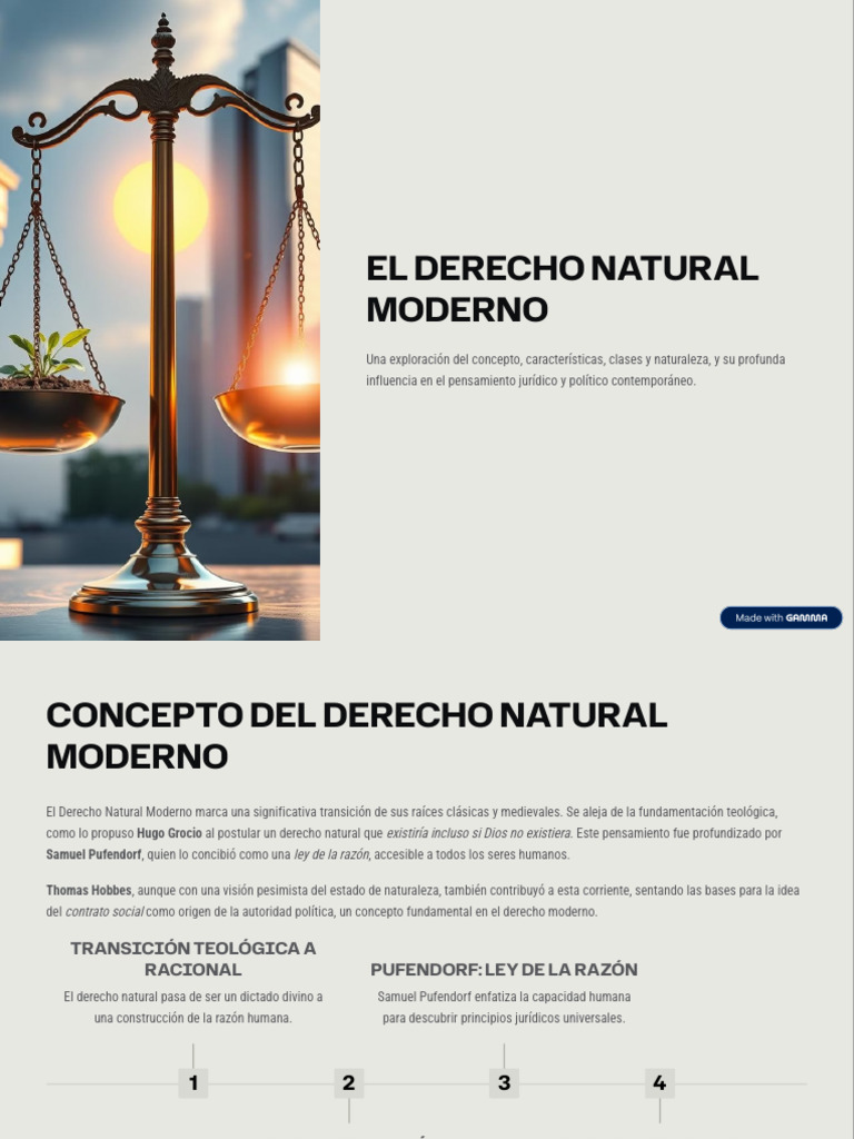 El Derecho Natural Moderno | PDF | La Ley natural | Derechos humanos