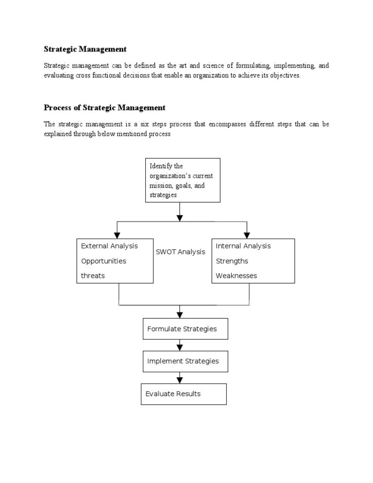 Strategic Management Process Guide | PDF | Career & Growth