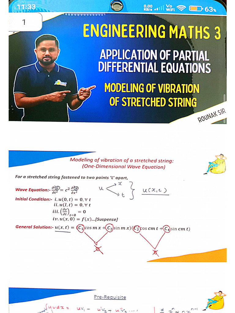 Application of Partial Differential Equations | PDF