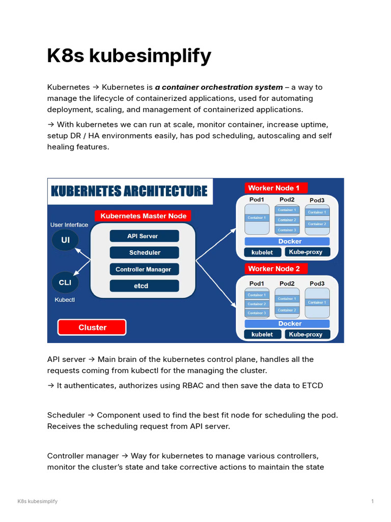 Kubernetes Container Management Guide | PDF | Computer Science ...