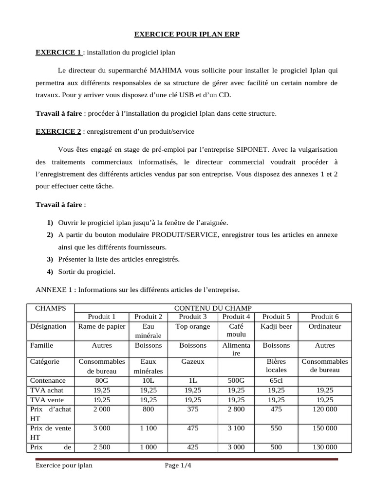 Installation et Enregistrement Iplan ERP | PDF | Logiciel pour ...
