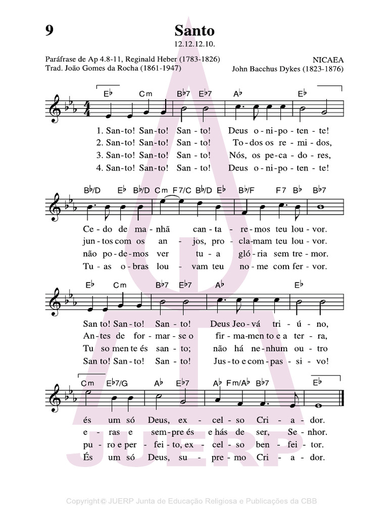 11 - 9 CC Santo, Santo, Santo | PDF