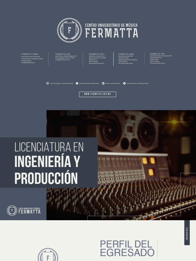 Fermatta Brochure Lic Ing 2024 0.4 | PDF | Electrónica | Acorde (Música)
