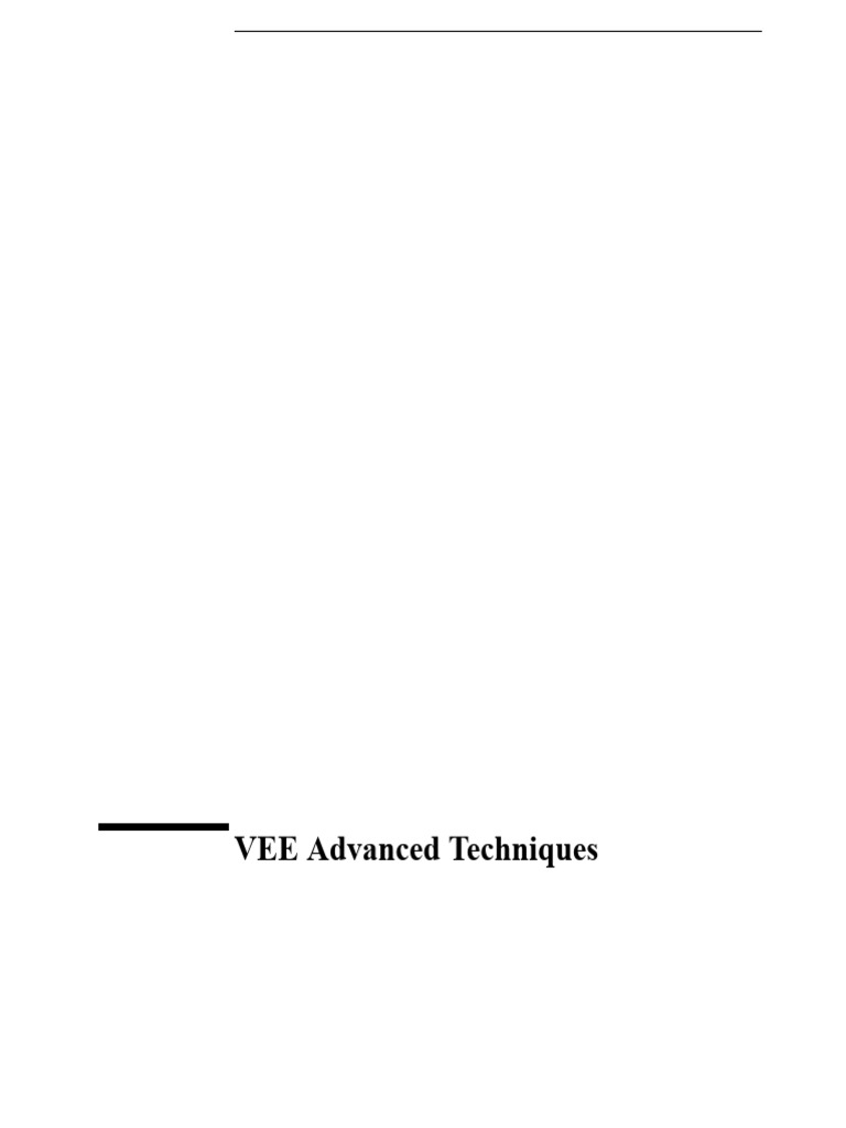 VEE Advanced Techniques Guide | PDF | Component Object Model | Library ...