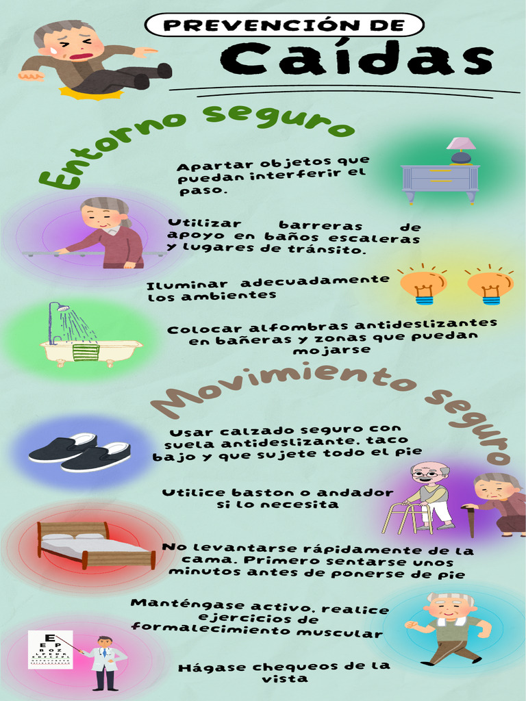 Prevención de Caídas: Consejos Clave | PDF