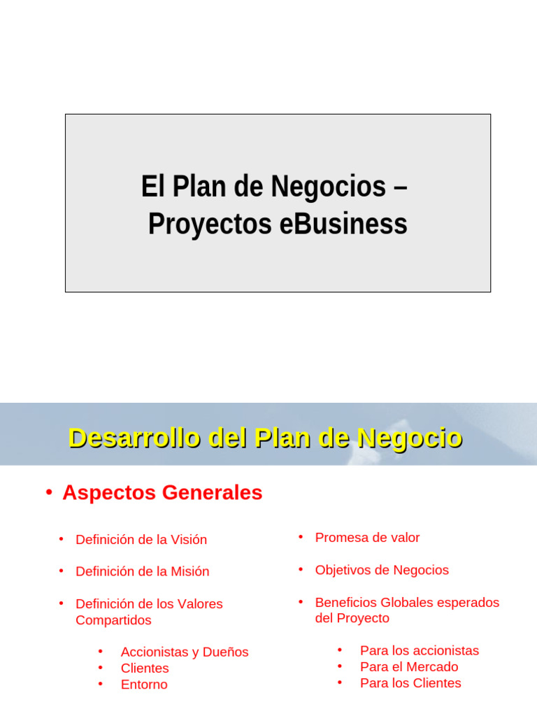 El Desarrollo Del Plan de Negocios | PDF | Plan de negocios | Análisis FODA
