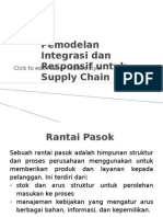 Pemodelan Integrasi Dan Responsif Untuk Supply Chain