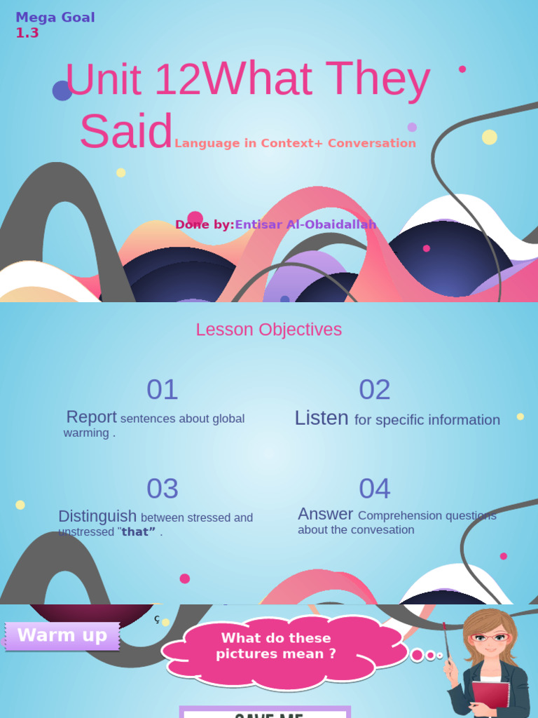 MG1.3 Unit12 Language in Context+ Conversation 46 | PDF | Stress ...