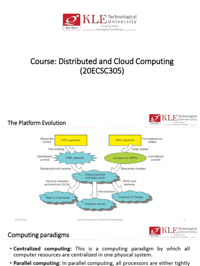 Distributed and Cloud Computing Overview | PDF | Cloud Computing ...