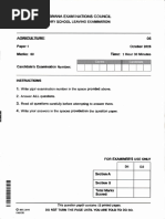 PSLE 2023 Mock Exam Marking Keys | PDF | Soil | Pest (Organism)