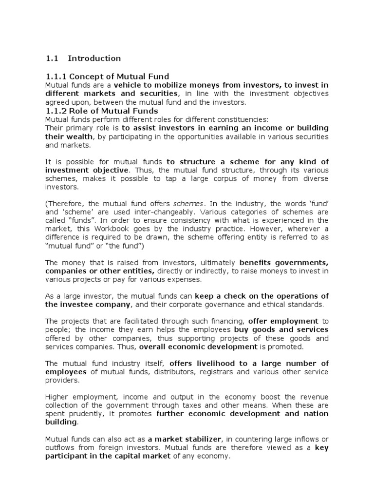 Mutual Fund | PDF | Business | Law