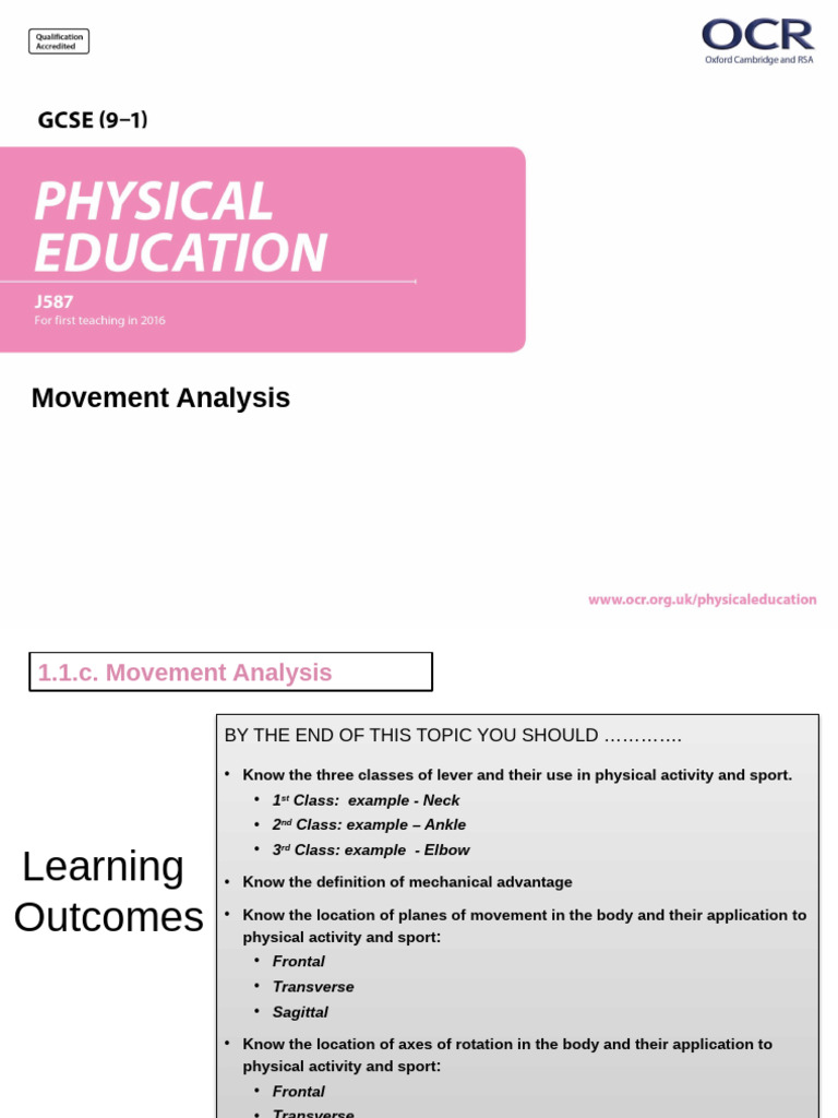 1.1.c Applied Anatomy and Physiology | PDF | Lever | Rotation