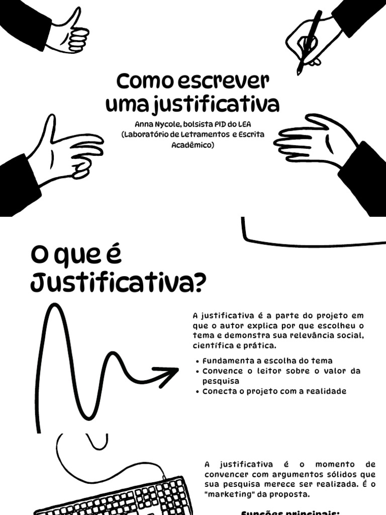 Como Escrever uma Justificativa Eficaz | PDF | Sociologia | Science