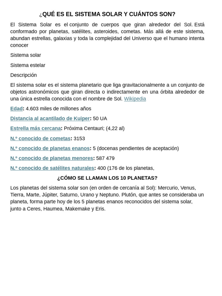 Sistemas solares en la Vía Láctea | PDF | Sistema solar | Planetas