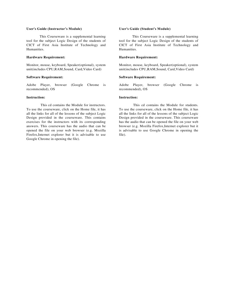 Logic Design Courseware User's Guide | PDF | Technology & Engineering