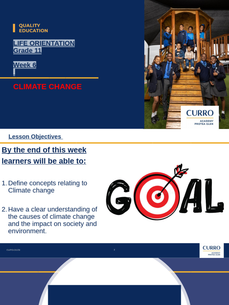 LO Week 6 - Climate Change | PDF | Climate Change | Agriculture