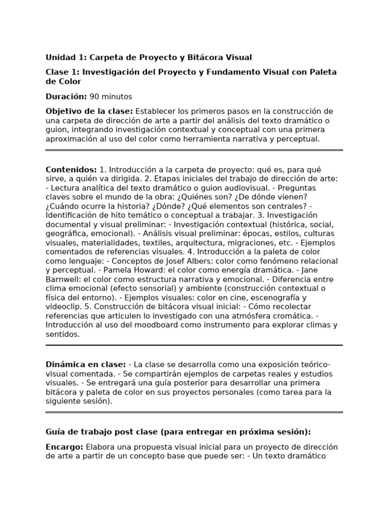 Carpeta de Proyecto y Bitácora Visual | PDF