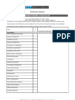 Monitoring Checklist: Business System