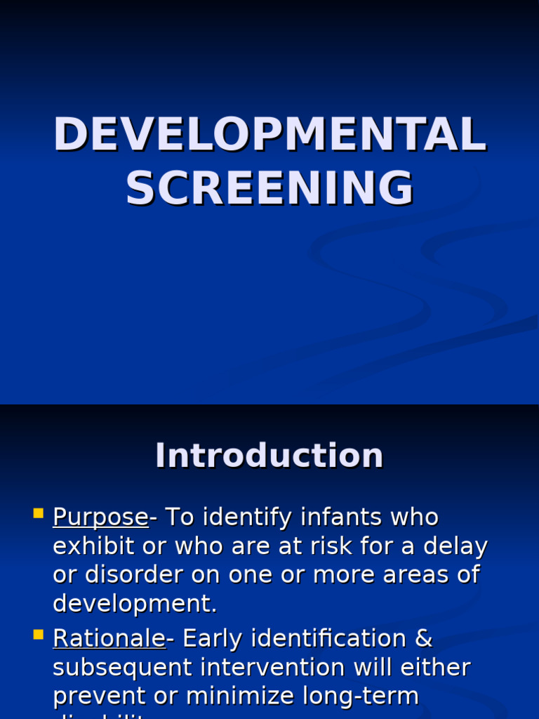Developmental Screening 11120 Pediatrics-T 02-02-2021 | PDF ...