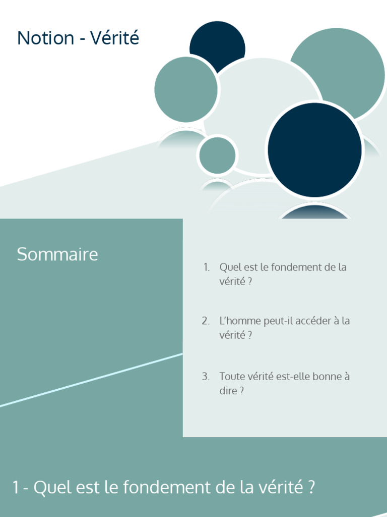 Vérification et vérité : enjeux philosophiques | PDF | Vérité | Science