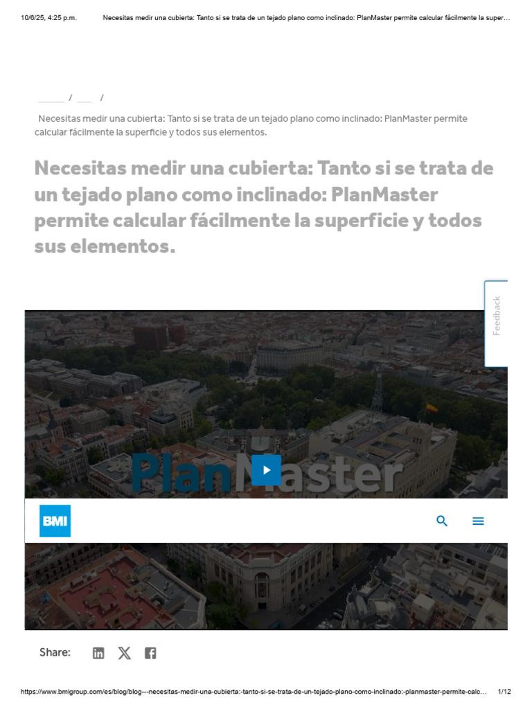 Calcular Superficie de Cubiertas con PlanMaster | PDF | Techo ...