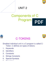 C Program Components Guide