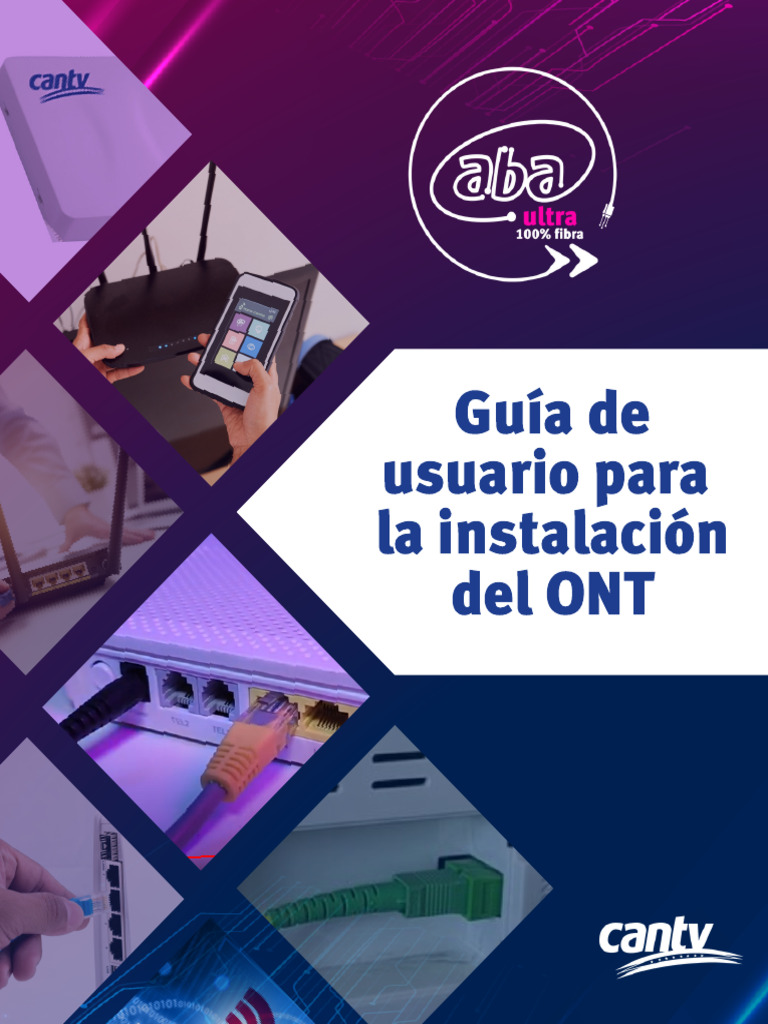 Guía de Usuario Parala Instalación Del ONT | PDF | Voz sobre IP ...