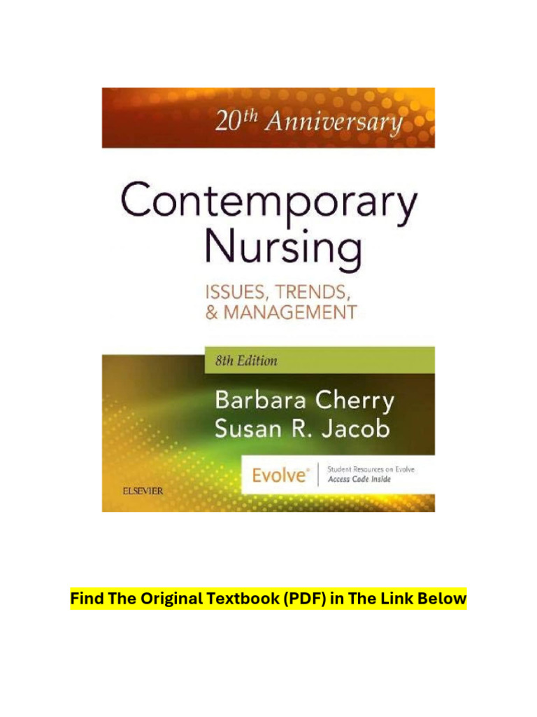 Contemporary Nursing: Issues & Trends 8th Ed. | PDF | Nursing | Health Care