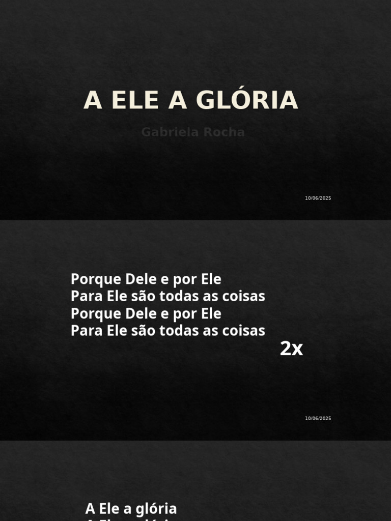 Letra da Música 