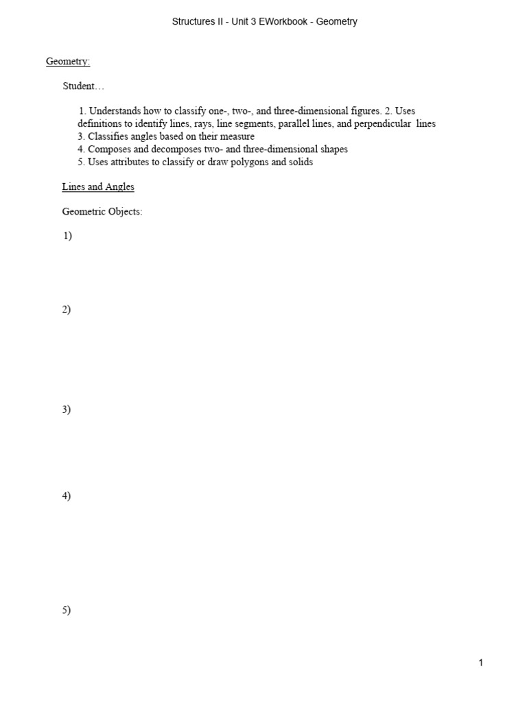 Structures+II+ +Unit+3+Spring+2025+ +Geometry+%281%29 | PDF | Geometry ...