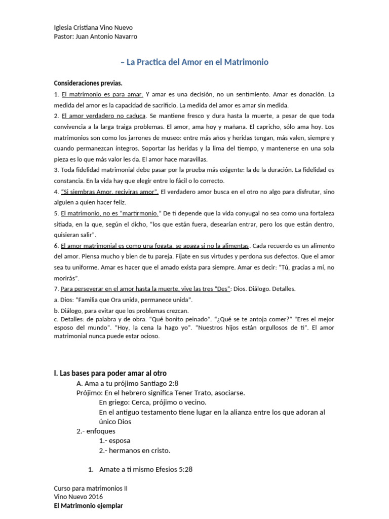Amor y Fidelidad en el Matrimonio | PDF | Amor | Jesús
