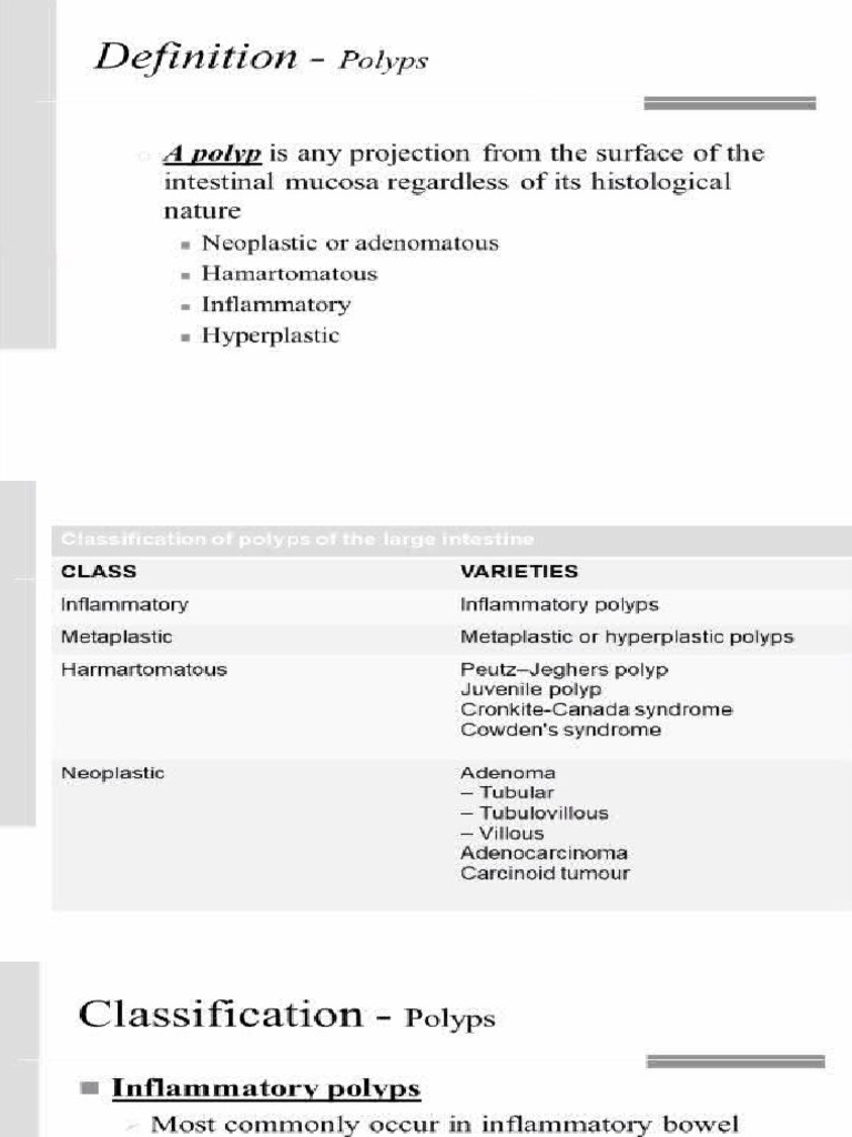 Polyps | PDF
