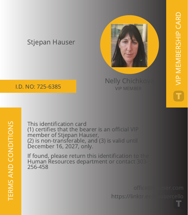 Wellness Membership ID Card | PDF